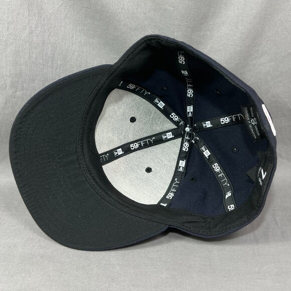Tacoma Rainiers New Era 5950 MiLB Fitted 7 5/8 Hat Navy Seattle Mariners Mens - Picture 13 of 15